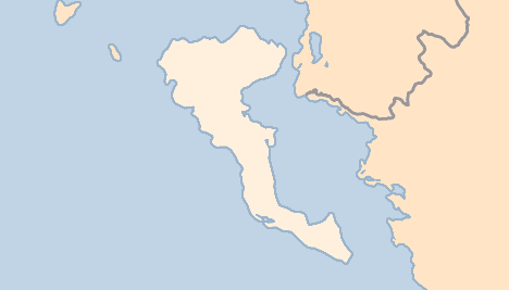 Kartta Corfu