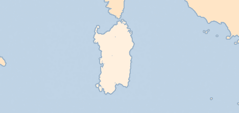 Kartta Sardinien