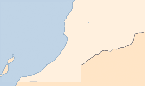 Kartta Marokko