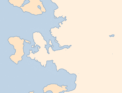 Kartta Egeerhavs Coastal Area